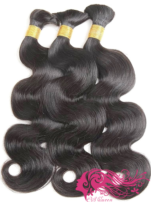 Csqueen Raw hair Line Wavy Bulk Hair No Weft Human Hair